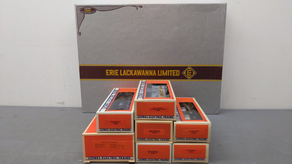 Lionel 6-1451 O Gauge Erie Lackawanna Limited Train Set VG/Box