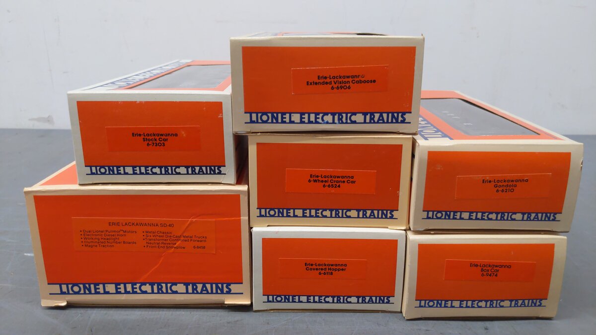 Lionel 6-1451 O Gauge Erie Lackawanna Limited Train Set VG/Box