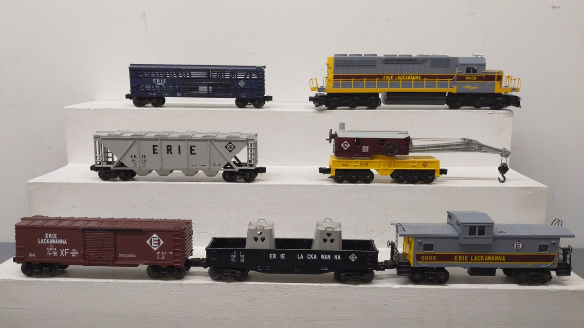 Lionel 6-1451 O Gauge Erie Lackawanna Limited Train Set VG/Box