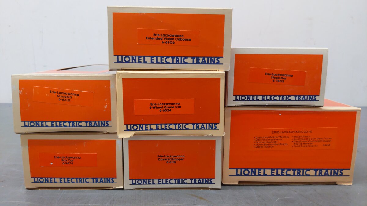 Lionel 6-1451 O Gauge Erie Lackawanna Limited Train Set VG/Box