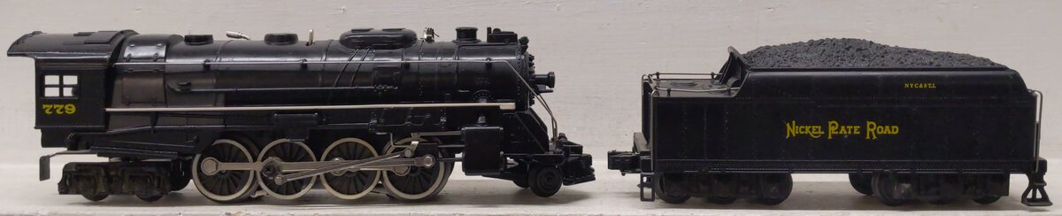 Lionel 6-8215 O Gauge Nickel Plate Road Berkshire 2-8-4 Steam Engine & Tender VG/Box