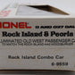 Lionel 6-9559 O Gauge Rock Island & Peoria Combine Car EX/Box