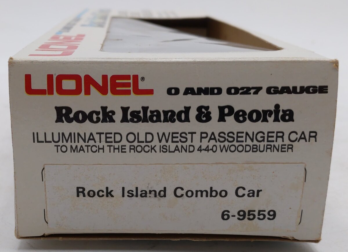 Lionel 6-9559 O Gauge Rock Island & Peoria Combine Car EX/Box