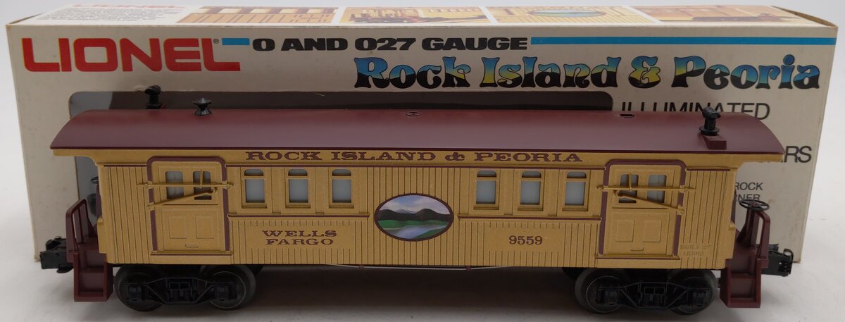 Lionel 6-9559 O Gauge Rock Island & Peoria Combine Car EX/Box