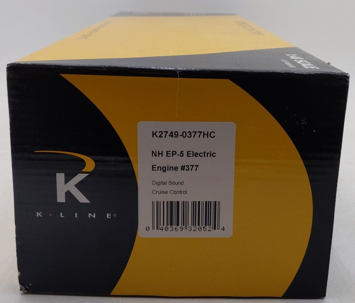 K-Line K2749-0377HC O Gauge New Haven EP-5 Electric Locomotive w/ Horn #377 EX/Box