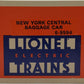 Lionel 6-9594 O Gauge New York Central Aluminum Baggage Car #9594 EX/Box