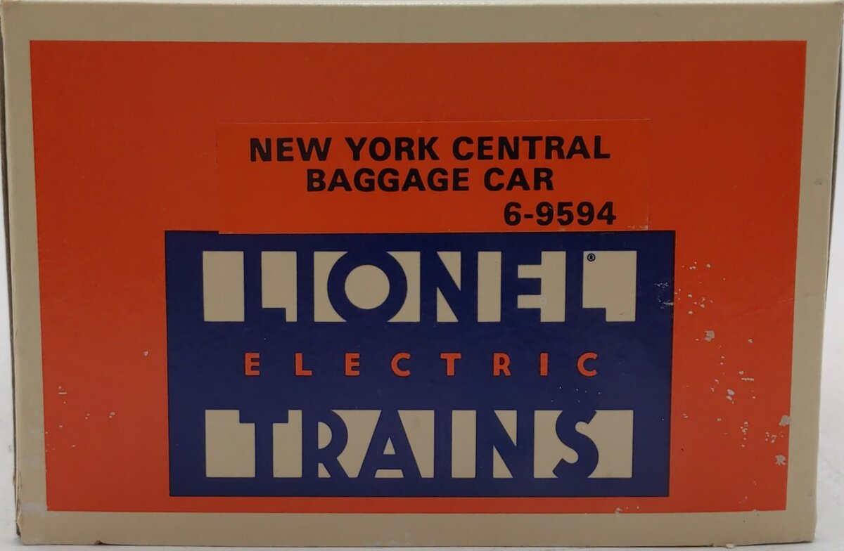 Lionel 6-9594 O Gauge New York Central Aluminum Baggage Car #9594 EX/Box