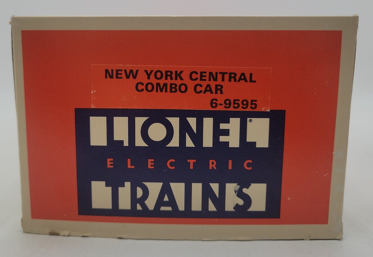 Lionel 6-9595 O Gauge New York Central Aluminum Combine Passenger Car #9595 EX/Box