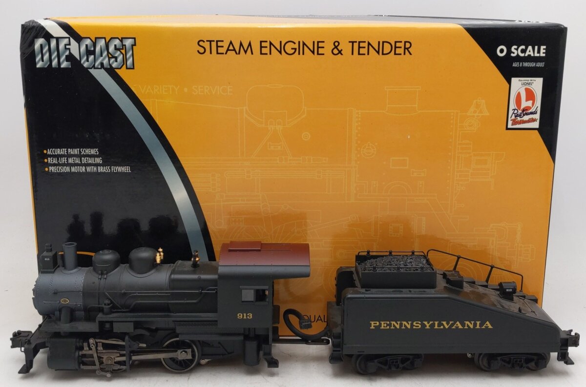 K-Line K-3810-0913S O Pennsylvania Railroad A5 Steam Switcher & Tender #913 EX/Box