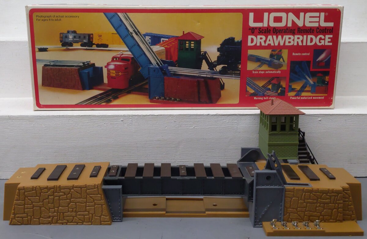 Lionel 6-2317 O Operating Drawbridge VG/Box