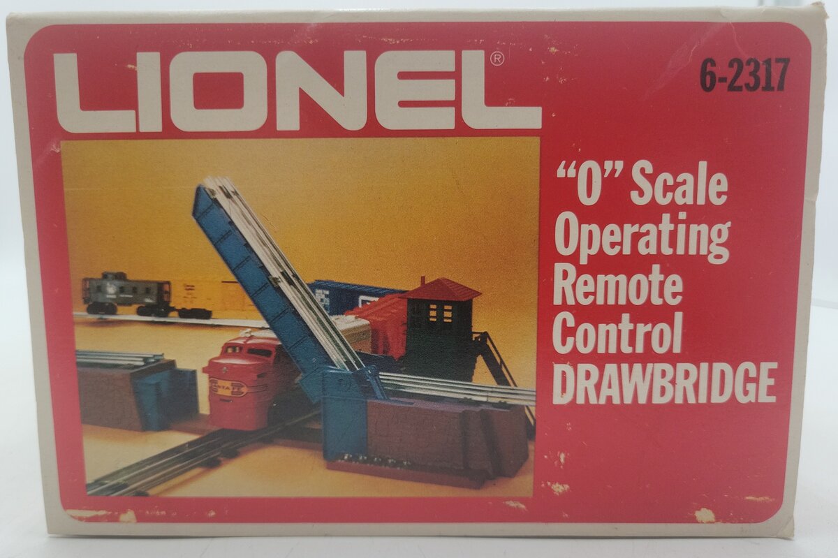 Lionel 6-2317 O Operating Drawbridge VG/Box