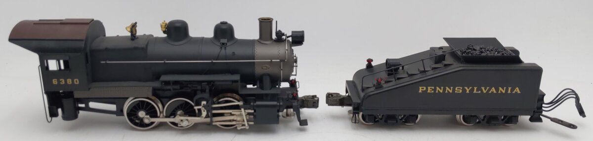 Williams 5200 O Gauge BRASS Pennsylvania 0-6-0 B6sb Steam Engine & Tender #6380 EX/Box