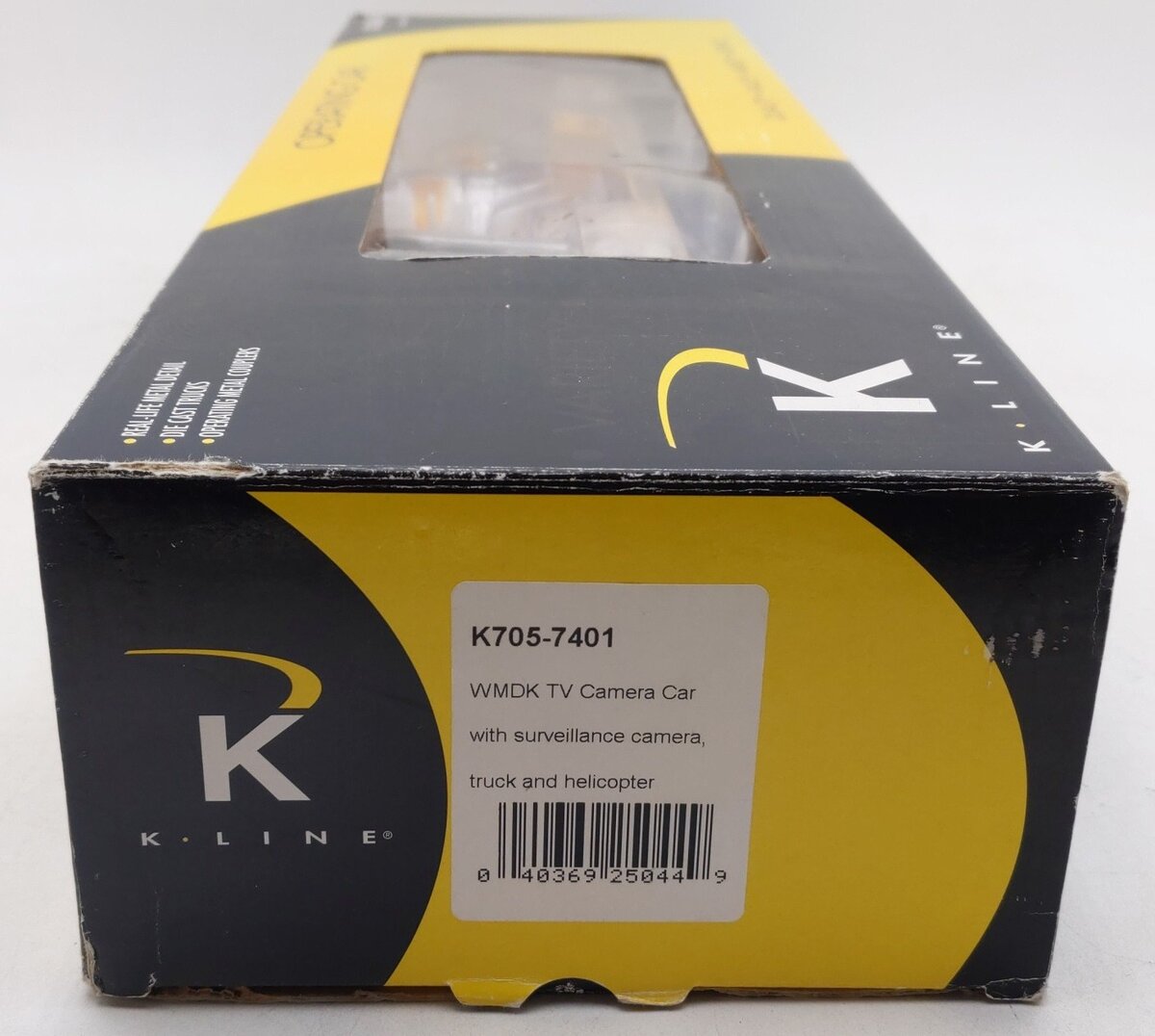 K-Line K705-7401 WMDK TV Camera Car with Suveillance Camera VG/Box