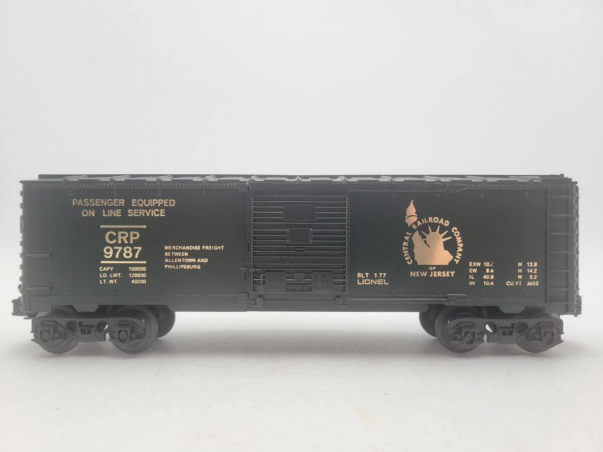 Lionel 6-9787 O Gauge Central of New Jersey Box Car EX/Box
