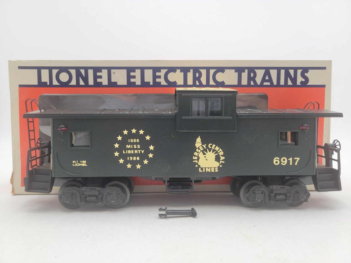 Lionel 6-6917 O Gauge Jersey Central Extended Vision Caboose EX/Box
