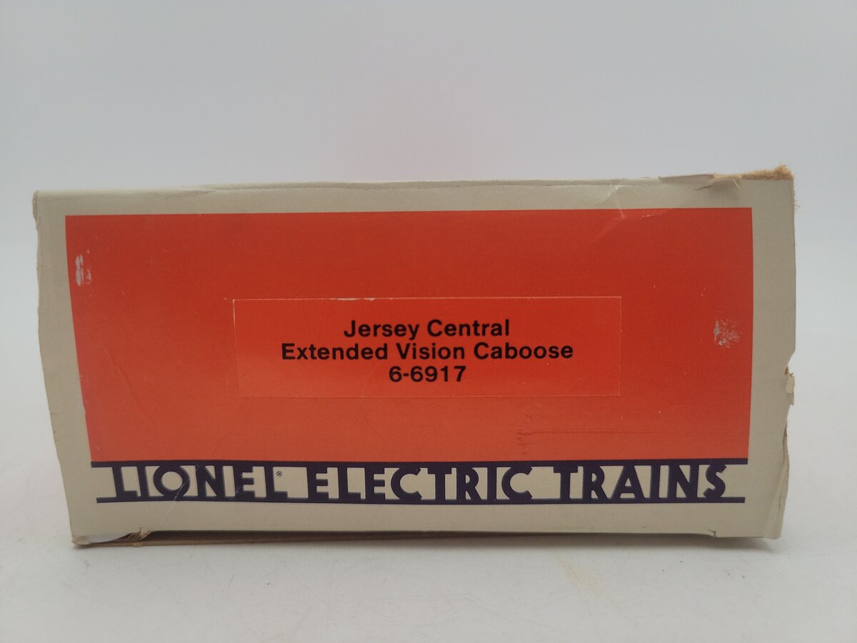Lionel 6-6917 O Gauge Jersey Central Extended Vision Caboose EX/Box