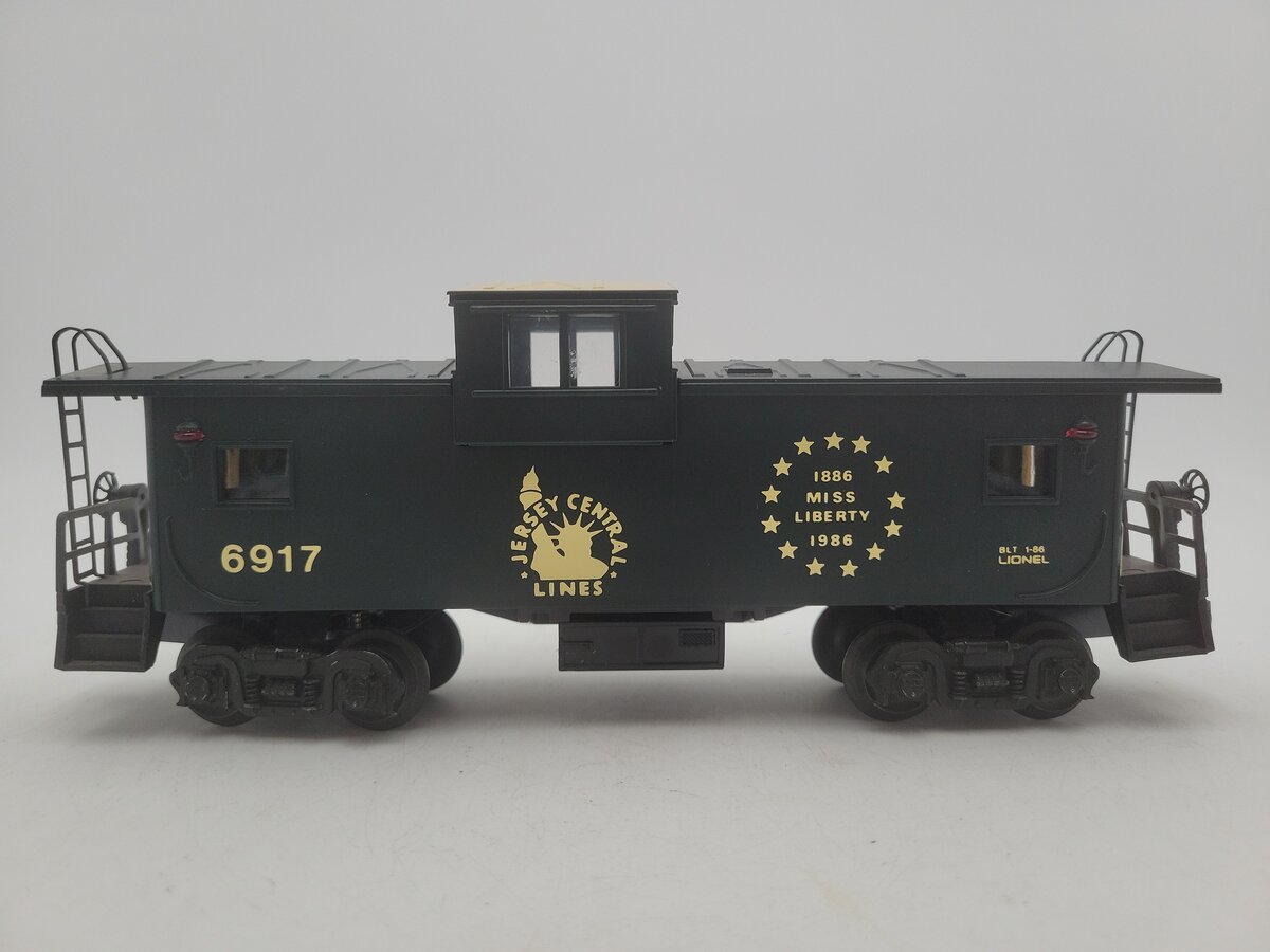 Lionel 6-6917 O Gauge Jersey Central Extended Vision Caboose EX/Box