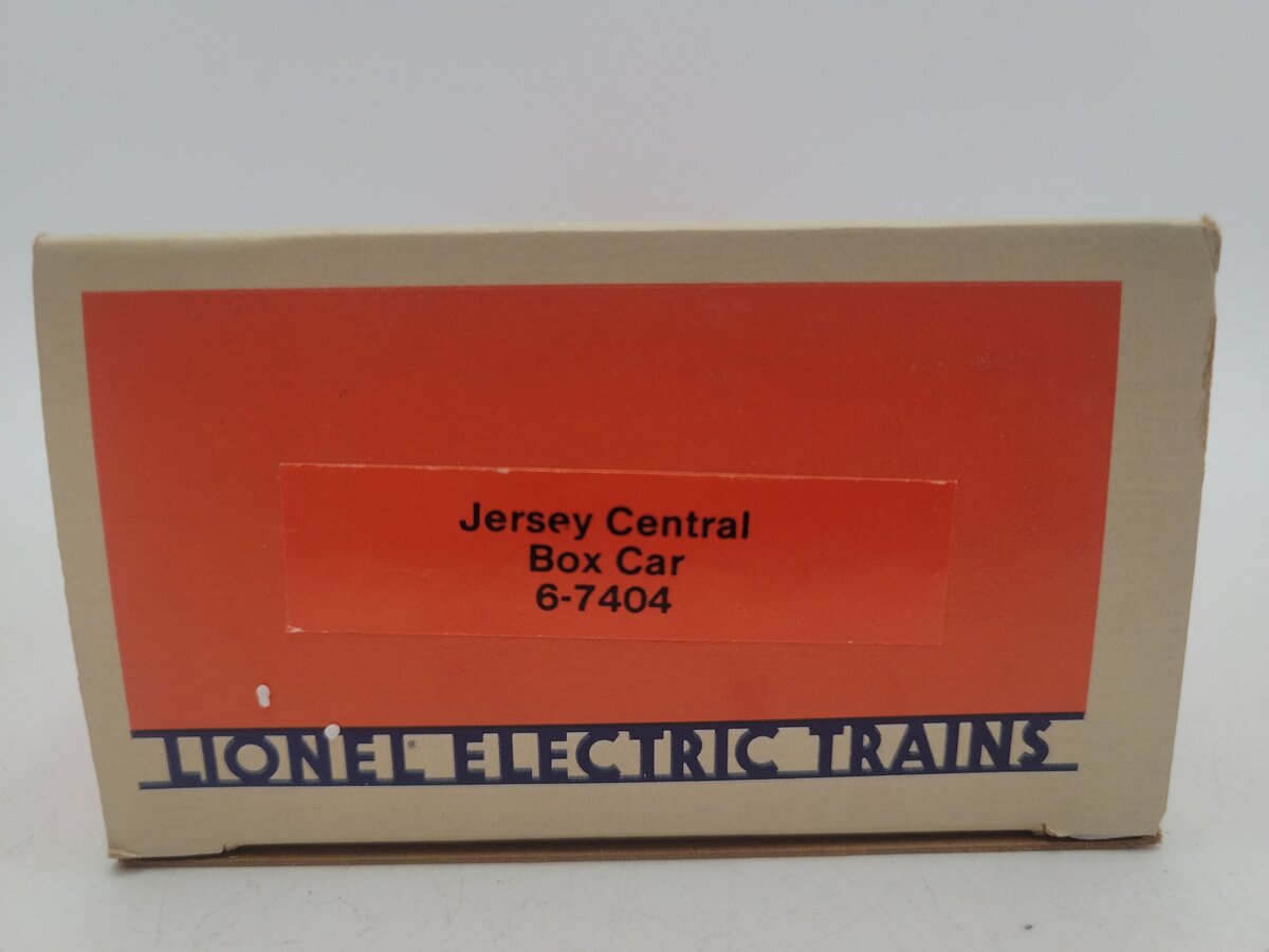 Lionel 6-7404 O Gauge Jersey Central Boxcar #7404 EX/Box