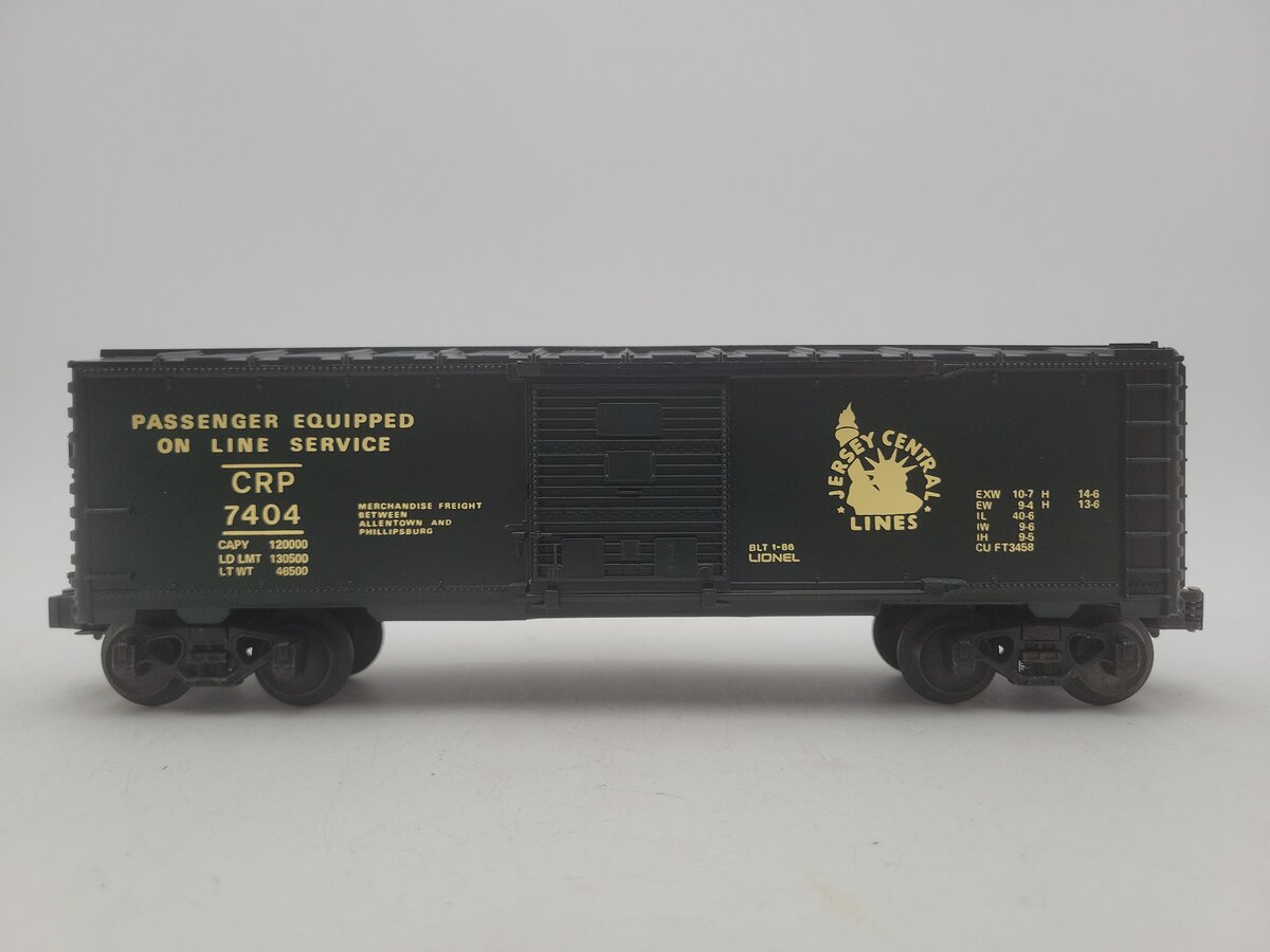 Lionel 6-7404 O Gauge Jersey Central Boxcar #7404 EX/Box