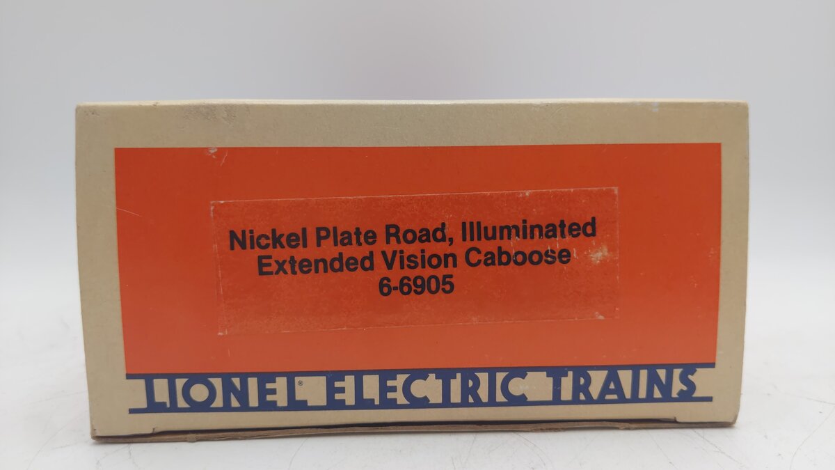 Lionel 6-6905 O Gauge Nickel Plate Road Illuminated Extended Vision Caboose EX/Box