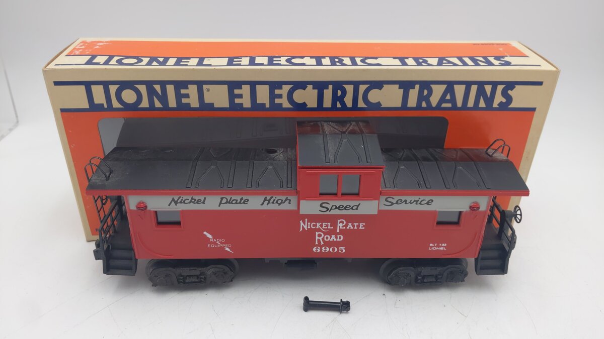 Lionel 6-6905 O Gauge Nickel Plate Road Illuminated Extended Vision Caboose EX/Box