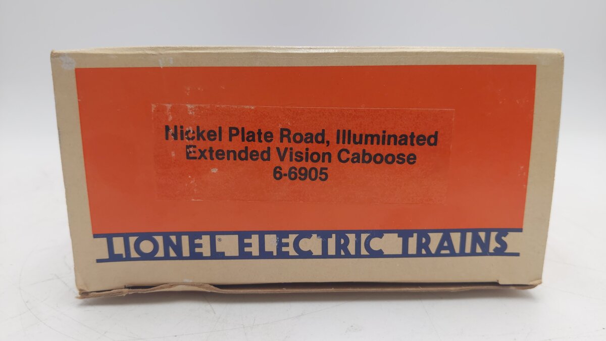 Lionel 6-6905 O Gauge Nickel Plate Road Illuminated Extended Vision Caboose EX/Box