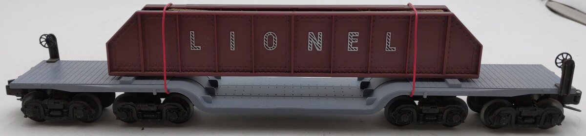 Lionel 6-6509 O Gauge 16 Wheel Flatcar with Girder Load LN/Box