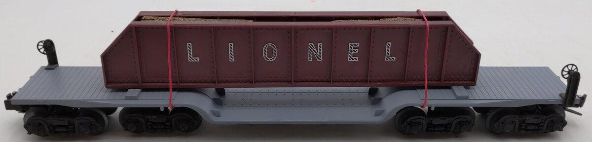 Lionel 6-6509 O Gauge 16 Wheel Flatcar with Girder Load LN/Box