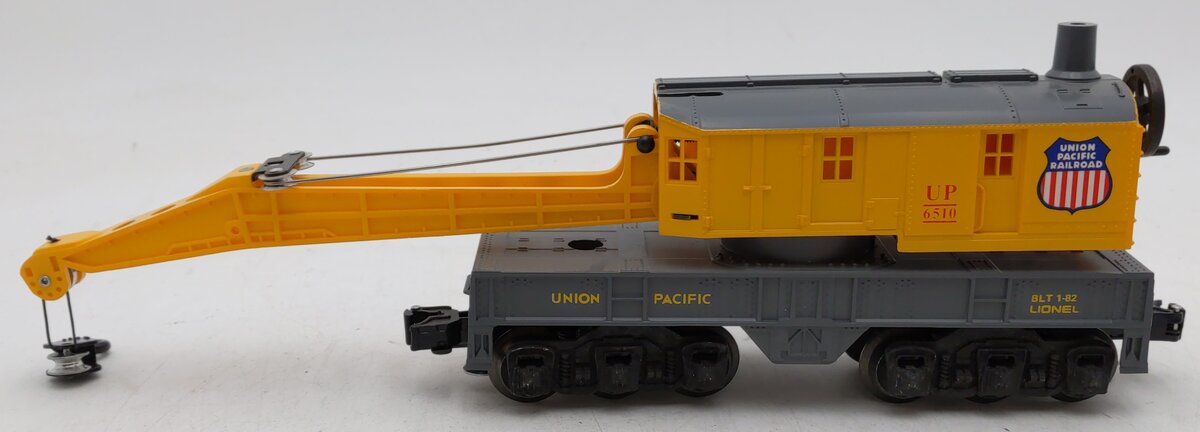 Lionel 6-6510 O Gauge Union Pacific 6 Wheel Crane Car LN/Box