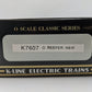 K-Line K7607 O Norfolk & Western Classic Reefer Car VG/Box