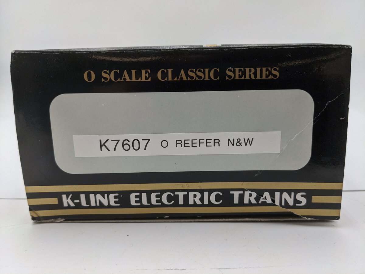 K-Line K7607 O Norfolk & Western Classic Reefer Car VG/Box