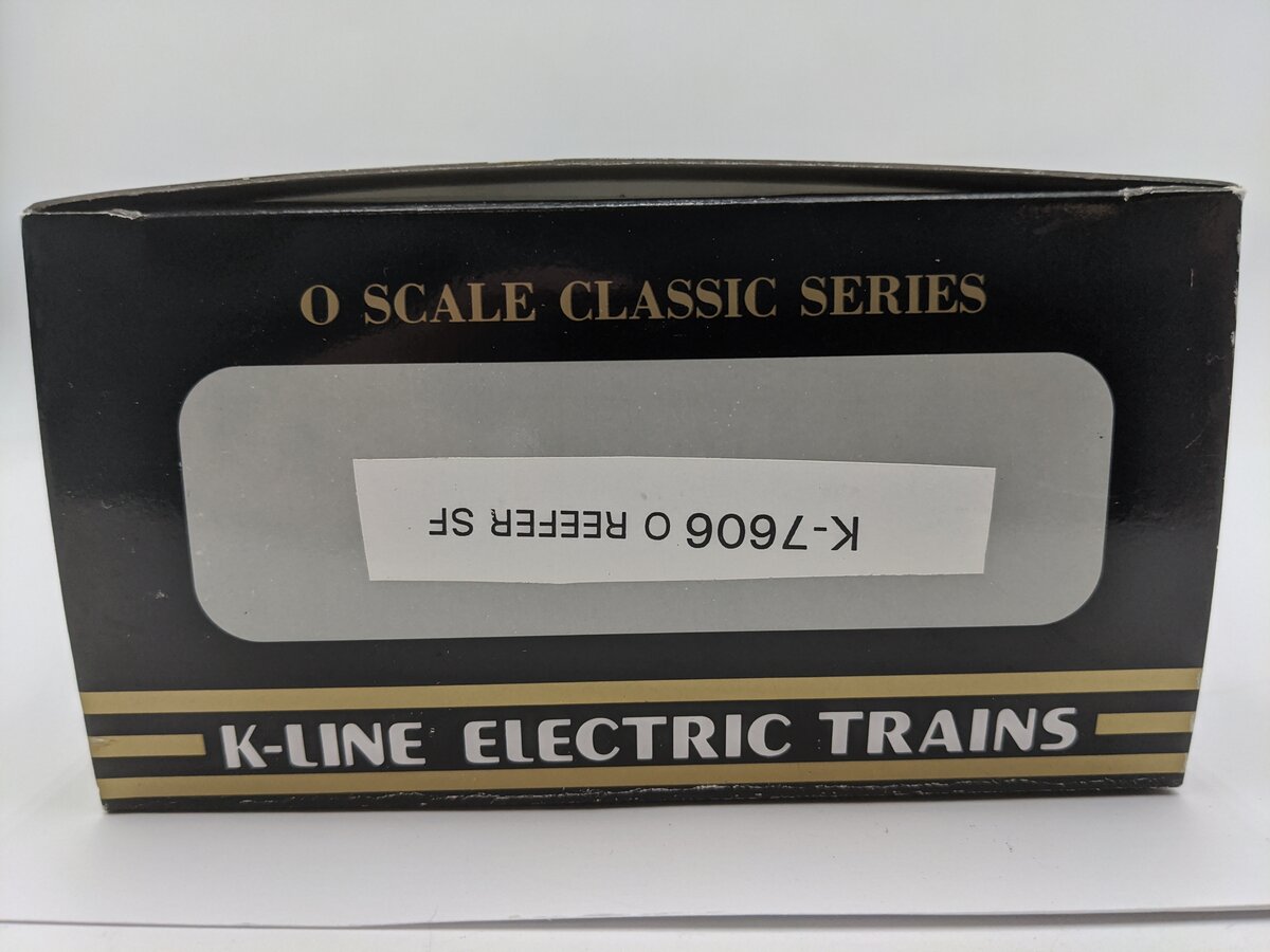 K-Line K-7606 O Gauge Santa Fe Reefer Box Car VG/Box