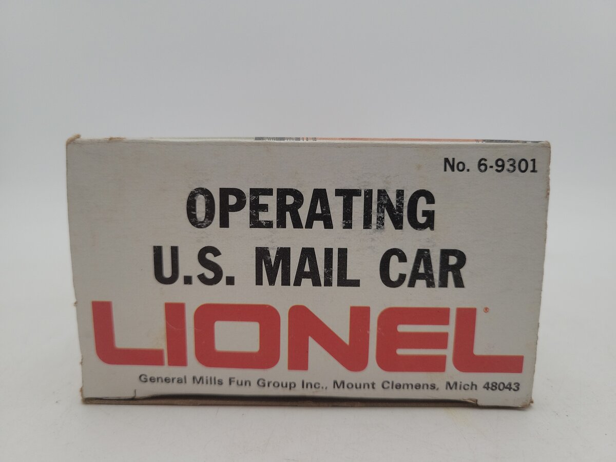 Lionel 6-9301 O Gauge US Mail Operating Boxcar #9301 - Without Mailbag EX/Box