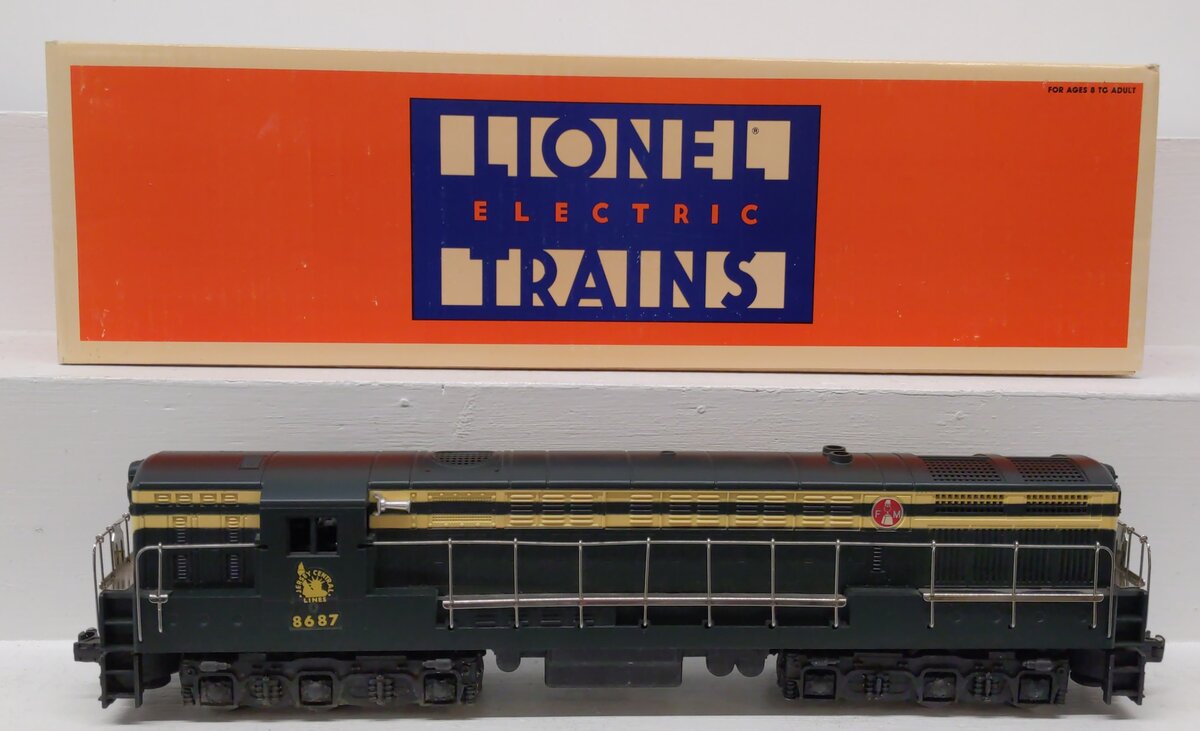 Lionel 6-8687 O Gauge Jersey Central FM Trainmaster Diesel Locomotive #8687 EX/Box