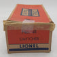 Lionel 41 Vintage O Gauge Postwar U.S Army Gas Turbine Powered Diesel Locomotive EX/Box