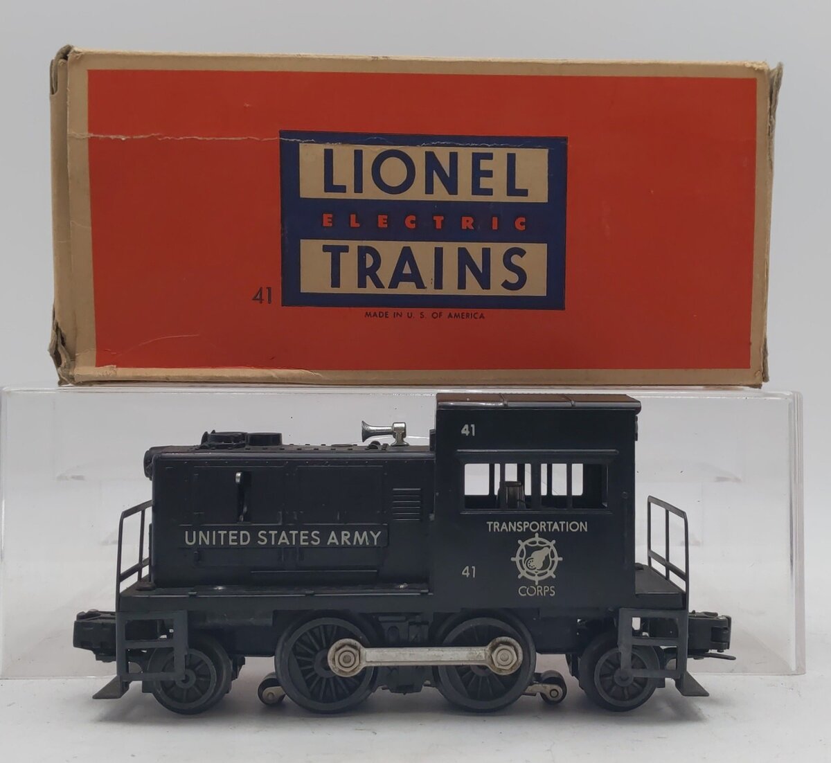 Lionel 41 Vintage O Gauge Postwar U.S Army Gas Turbine Powered Diesel Locomotive EX/Box