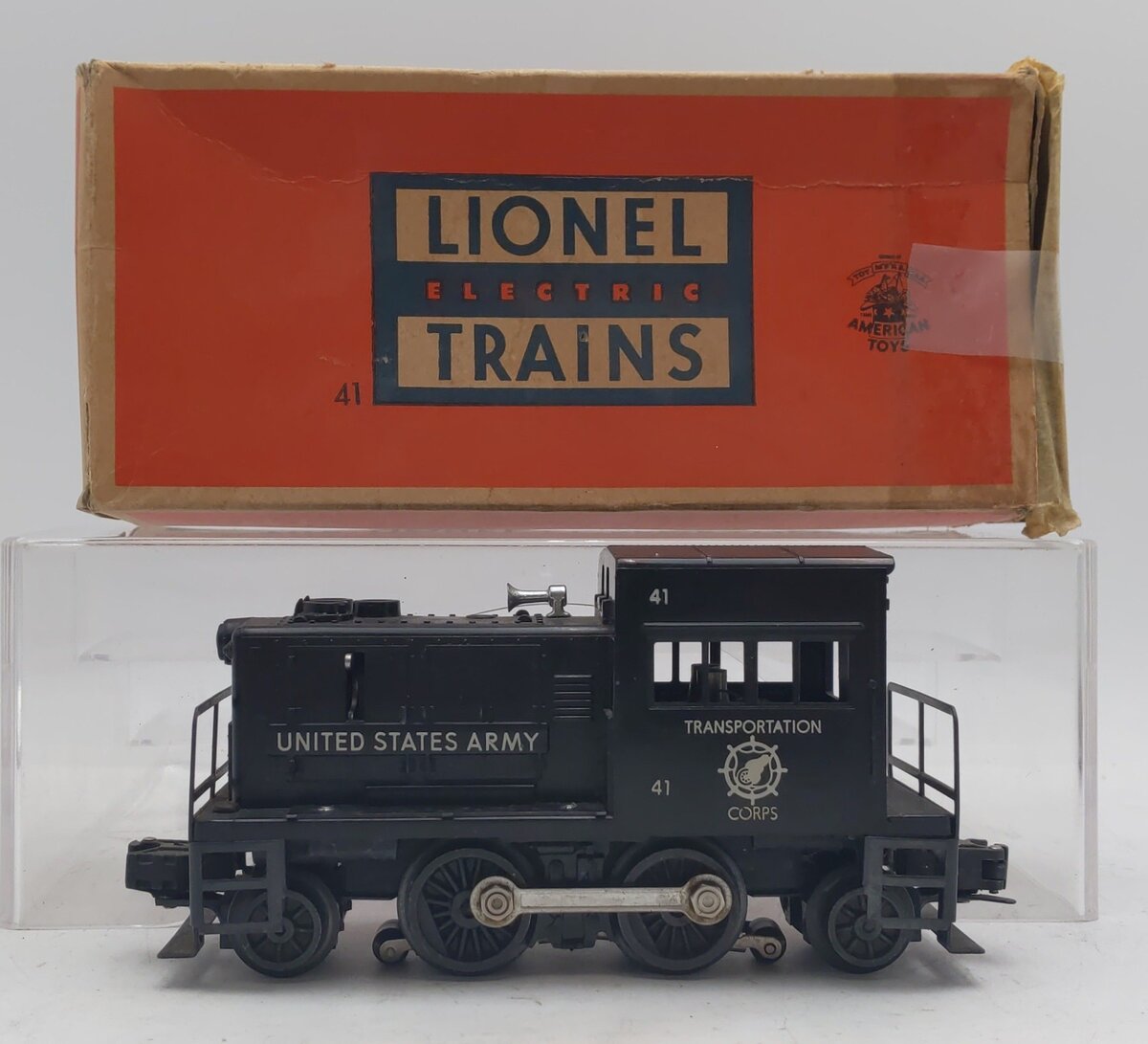 Lionel 41 Vintage O Gauge Postwar U.S Army Gas Turbine Powered Diesel Locomotive EX/Box