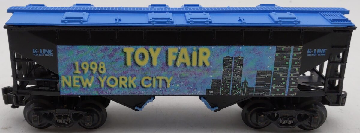 K-Line K1998TF O Gauge 1998 NYC Toy Fair 2-Bay Hopper Car LN/Box
