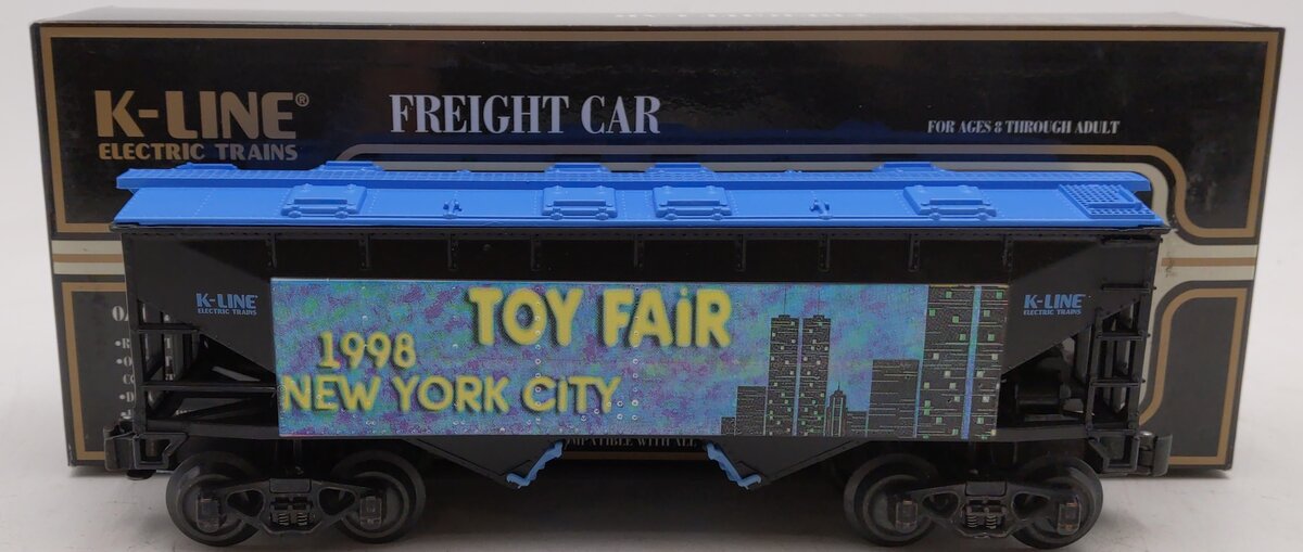 K-Line K1998TF O Gauge 1998 NYC Toy Fair 2-Bay Hopper Car LN/Box