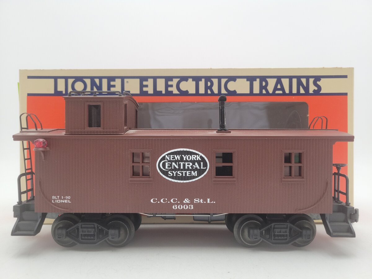 Lionel 6-17611 O Gauge New York Central Illuminated Woodside Caboose #6003 EX/Box