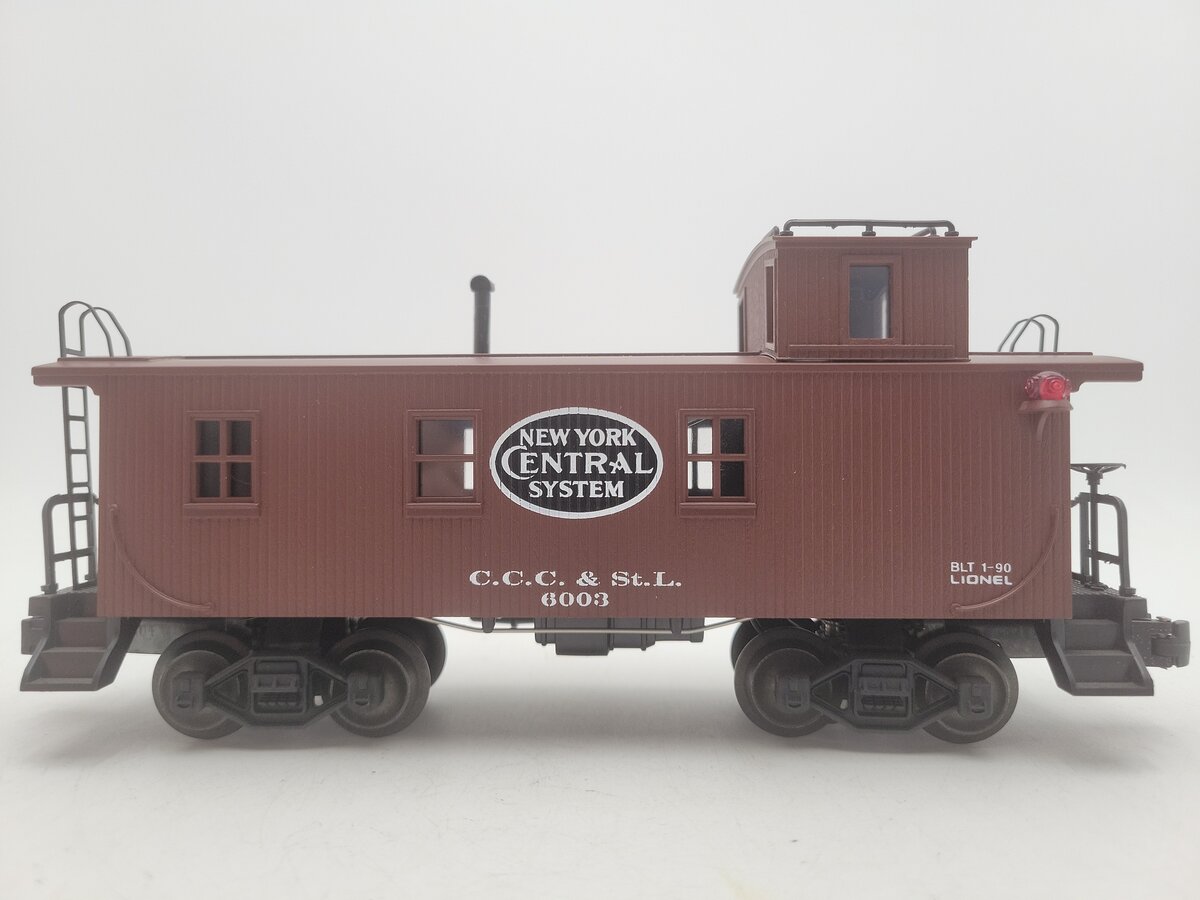 Lionel 6-17611 O Gauge New York Central Illuminated Woodside Caboose #6003 EX/Box