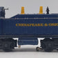 Lionel 624 Vintage O Chesapeake & Ohio NW-2 Powered Diesel Locomotive VG