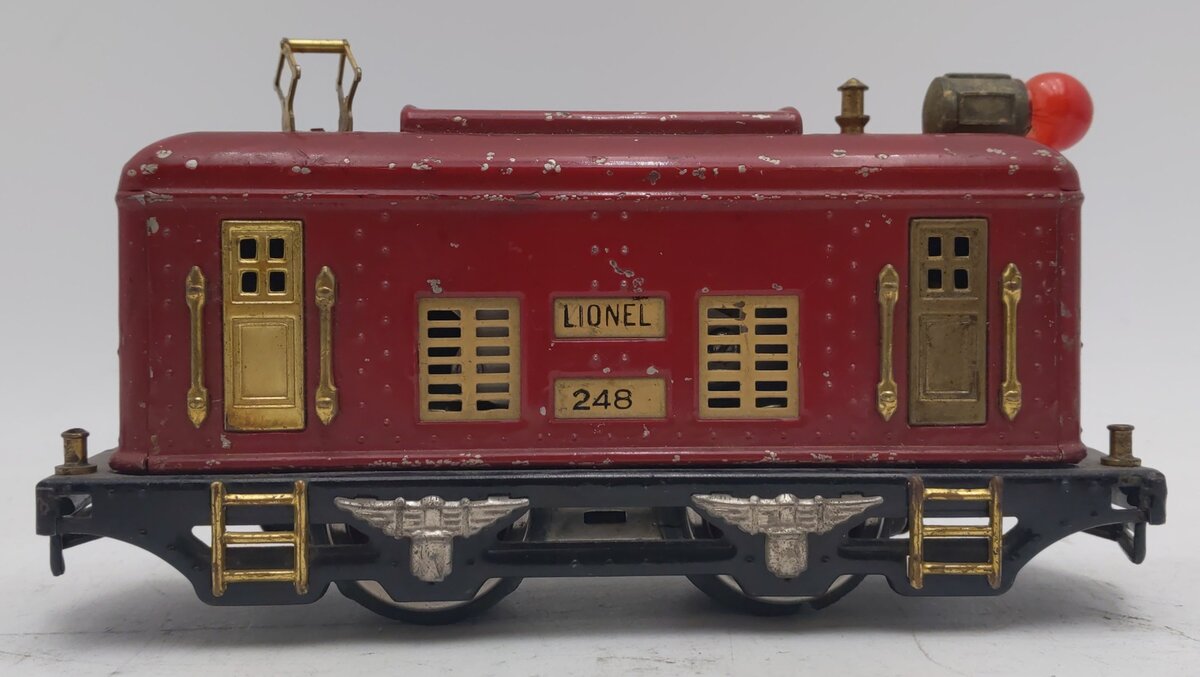 Lionel 248 Vintage O Prewar 0-4-0 Tinplate Powered Electric Locomotive