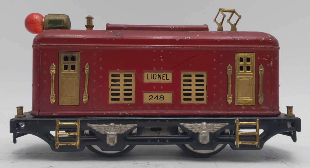 Lionel 248 Vintage O Prewar 0-4-0 Tinplate Powered Electric Locomotive