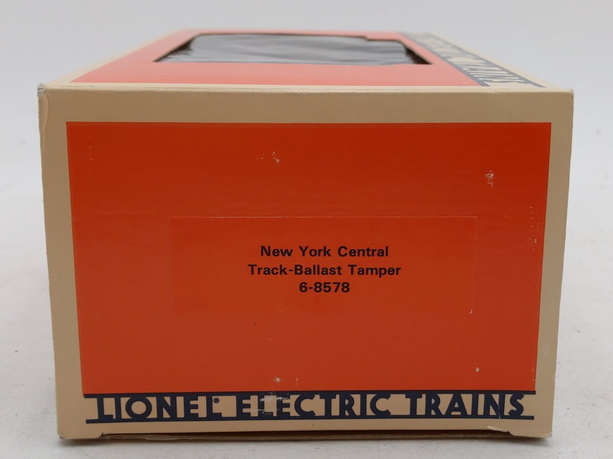 Lionel 6-8578 O Gauge New York Central Motorized Ballast Tamper Car EX/Box