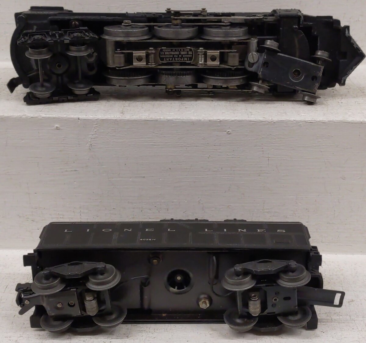 Lionel 2065 Vintage O 4-6-4 Hudson Steam Locomotive & 6026W Tender VG