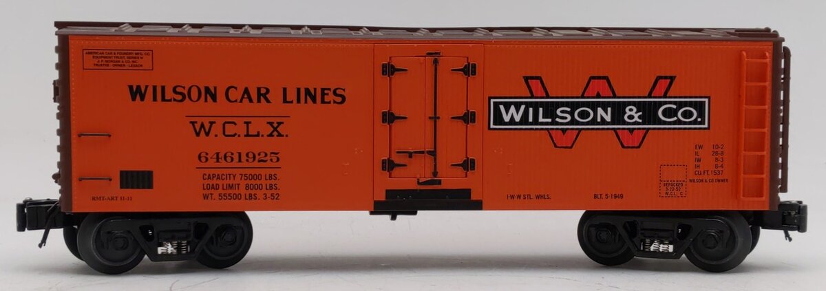 RMT 9619925A Reproduction O Reefer Wilson #6461925