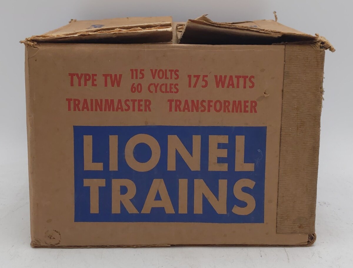 Lionel TW Vintage 175 Watt O Gauge Toy Trainmaster Transformer EX/Box