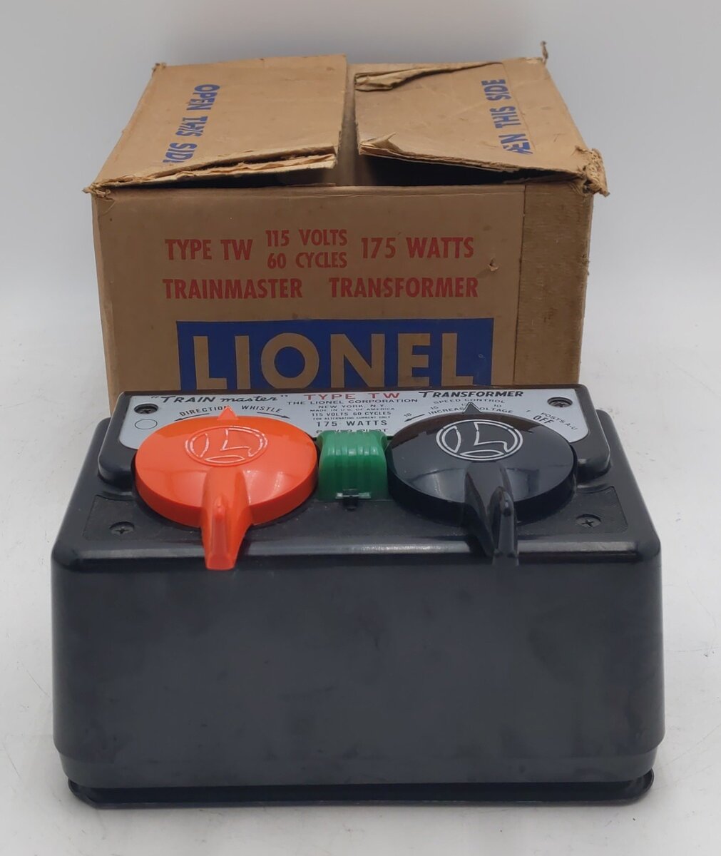 Lionel TW Vintage 175 Watt O Gauge Toy Trainmaster Transformer EX/Box