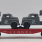 Lionel 6809 Vintage O Flatcar w/USMC Radar & Searchlight Trucks EX